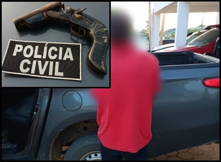 Vulgo Neném matador é preso pela polícia civil em Machadinho do Oeste/RO